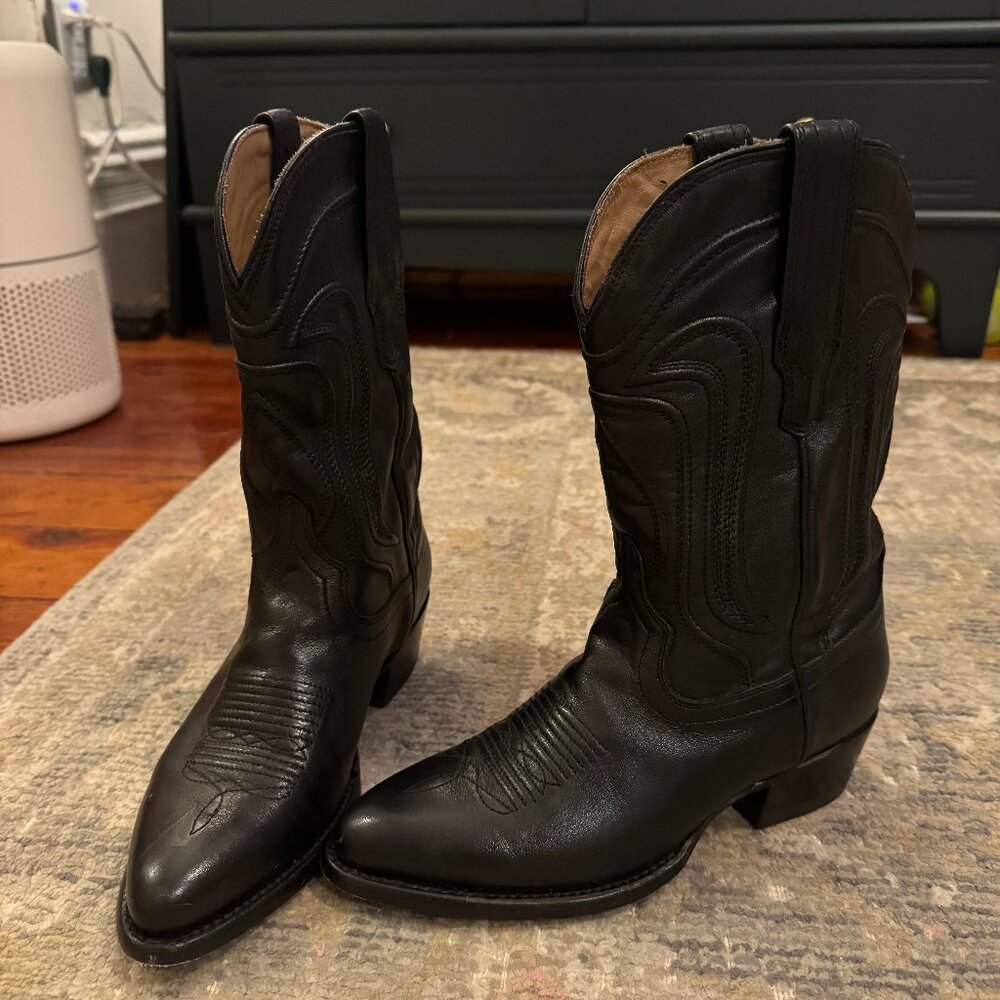 TECOVAS The Jamie Black Cowboy Boots - Size 6.5